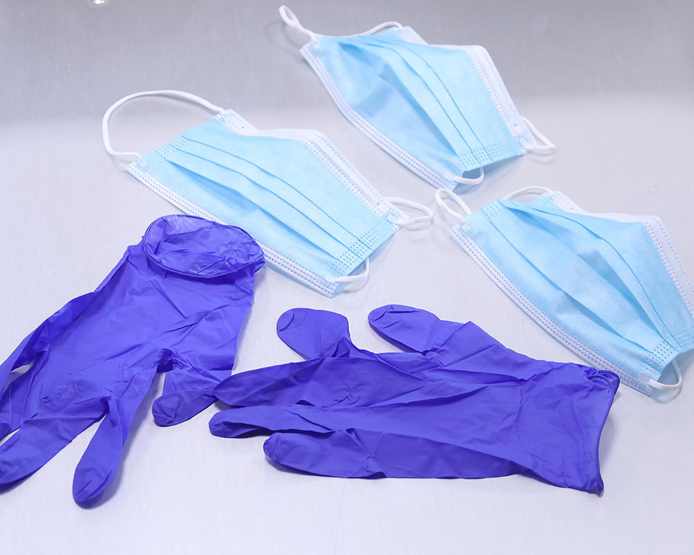 Nitril handschoen en haltershort