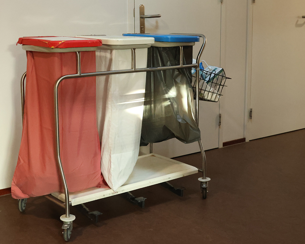 trolleys voor waszakken